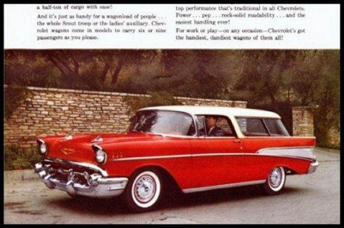 1957 Chevrolet Wagons Brochure Page 4